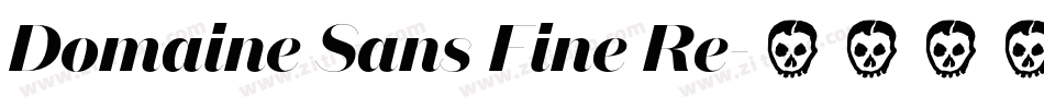 Domaine Sans Fine Re字体转换